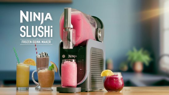 Ninja SLUSHi IJsdrankjes, Slush Puppy en Granita maker - tot 12 uur lang bevroren drankjes - Slank model - FS301EU