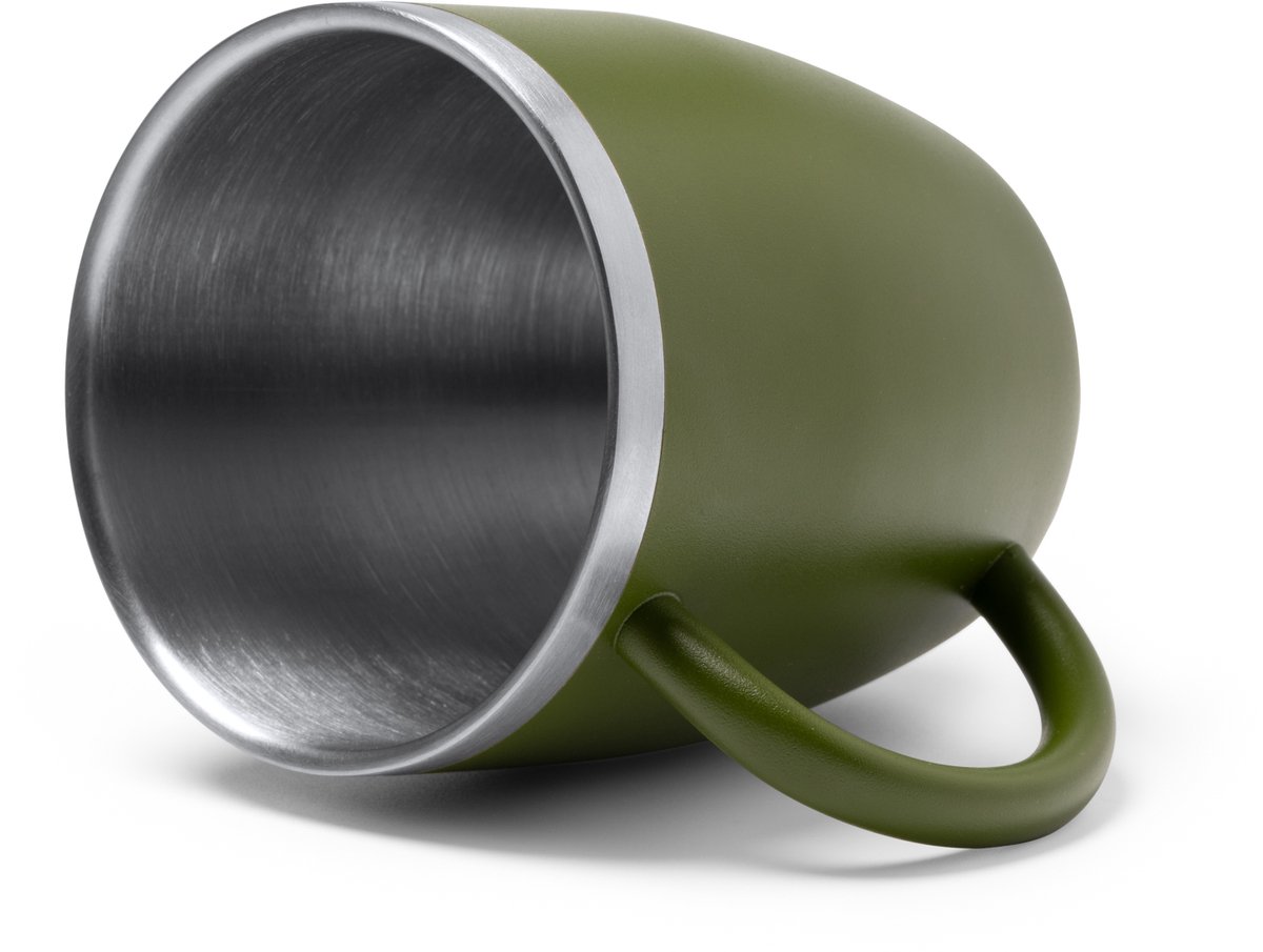 Bany Thermos 1518 RVS- Rood - 300 ML - Dubbelwandig met Handvat zonder deksel - dubbelwandige vacuüm geïsoleerde koffiebeker - Thee - Koffie. Geschikt voor laser — cadeau in Koken & Dineren - foto 2
