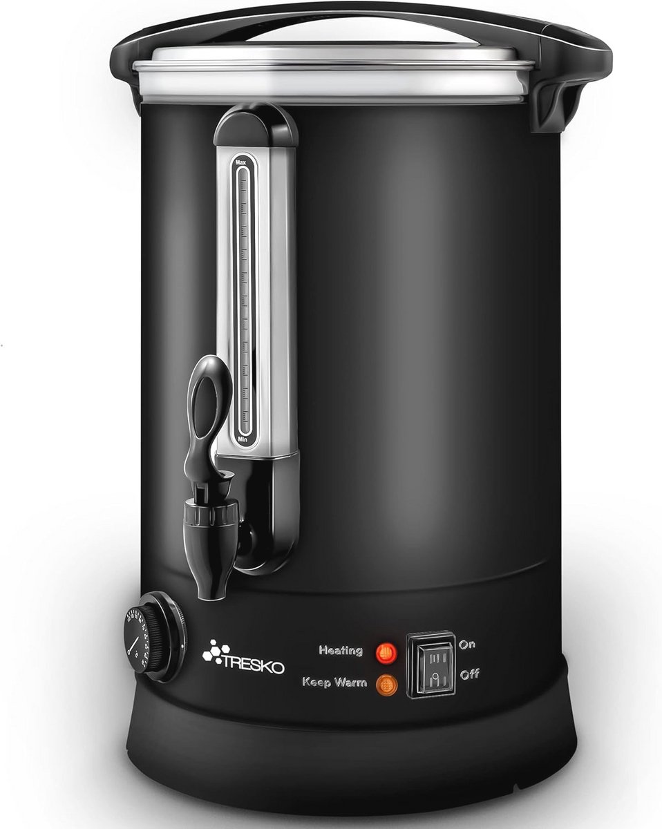 Roestvrij Stalen Glühweinketel 6,8L - Perfect voor Warme Dranken en Glühwein
