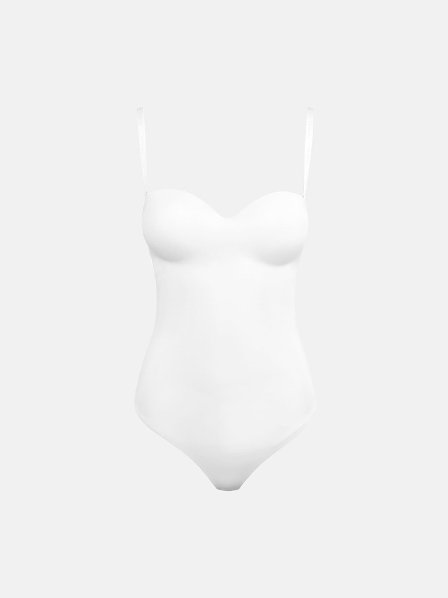 WOLFORD Mat De Luxe Forming String Body Dames - Topjes - Wit - Maat M-A