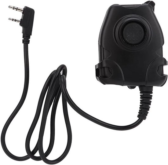 TechSide 2 Pin hoofdtelefoon Walkie Talkie hoofdtelefoon met transparante akoestische slang compatibel met Midland G7 G9 G6 G12 M24 GXT250 GXT550 GXT650 LXT80 LXT112 Alan39 (2 stuks