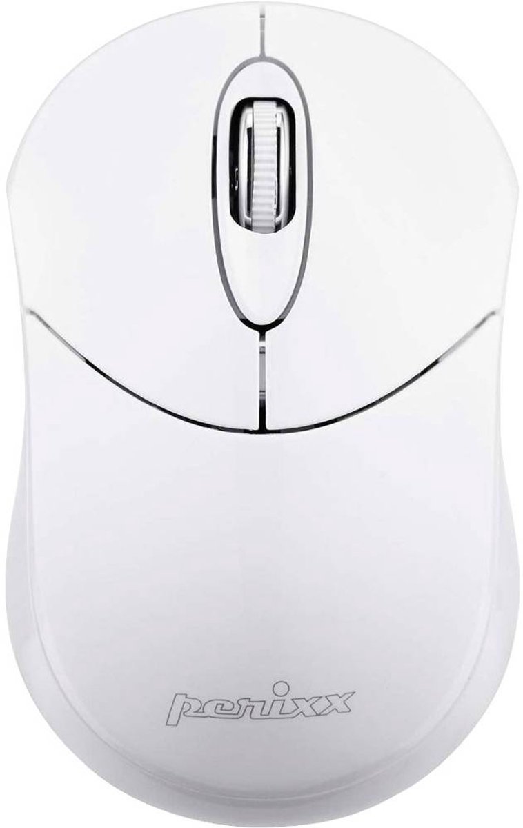 Perixx PERIMICE-802 W Muis Bluetooth Optisch Wit 3 Toetsen 1000 dpi