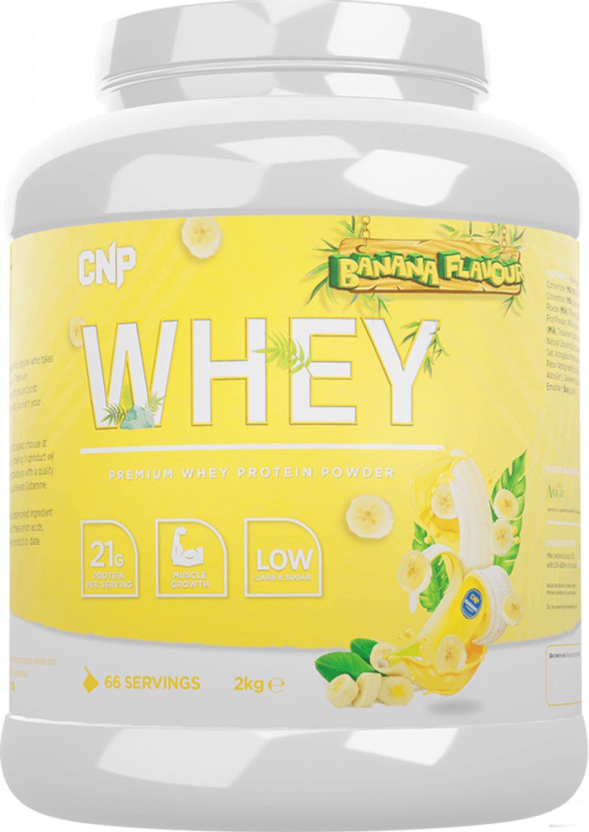 CNP Whey (2000g) Banana - Eiwitten - Eiwit Mix
