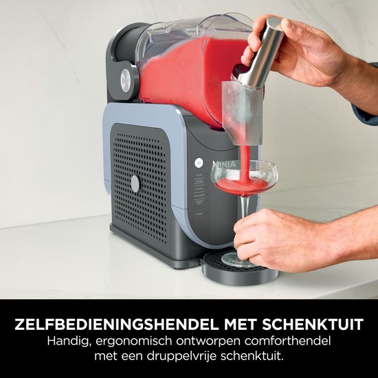 Ninja SLUSHi IJsdrankjes, Slush Puppy en Granita maker - tot 12 uur lang bevroren drankjes - Slank model - FS301EU