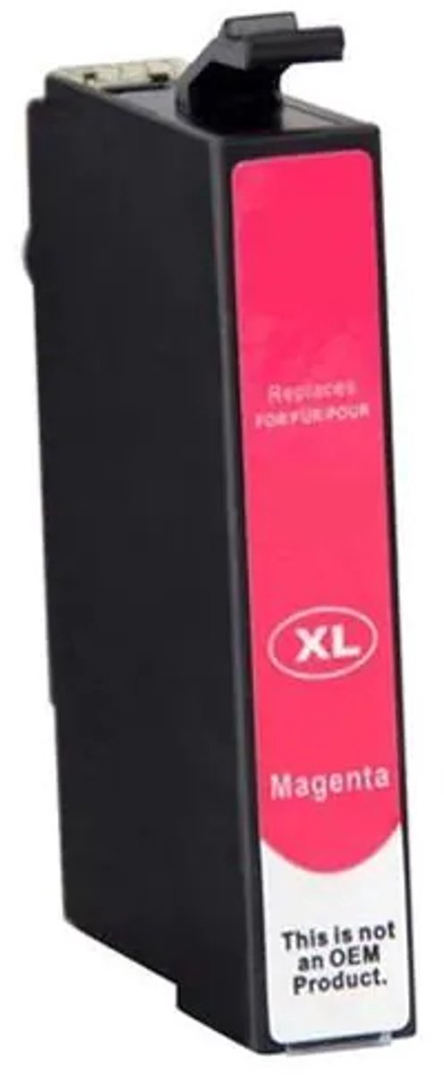 Inktcartridge geschikt voor Epson 407 / 407XL | 1x Magenta geschikt voor Epson WorkForce Pro WF-4745DTWF