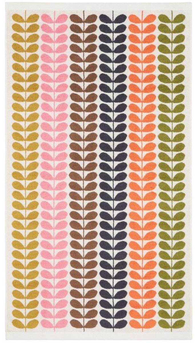 Orla Kiely Multi Stem Auburn jacquard douche-bad handdoek - multicolor - 70x125 cm