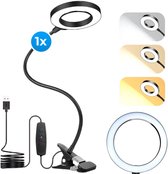 Bedlampjes Leeslampjes – Klemlamp – Leeslampje voor in Bed – 3 Lichtstanden – Leeslampje voor Boek - Met Klem - Slaapkamer - Hoofdbord - Volwassenen