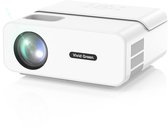 Bol.com Beamer 10.000 Lumen - 1080P Full HD - Wifi Projector - Streamen vanaf je telefoon - Mini Beamer - Beamers - IOS & Androi... aanbieding