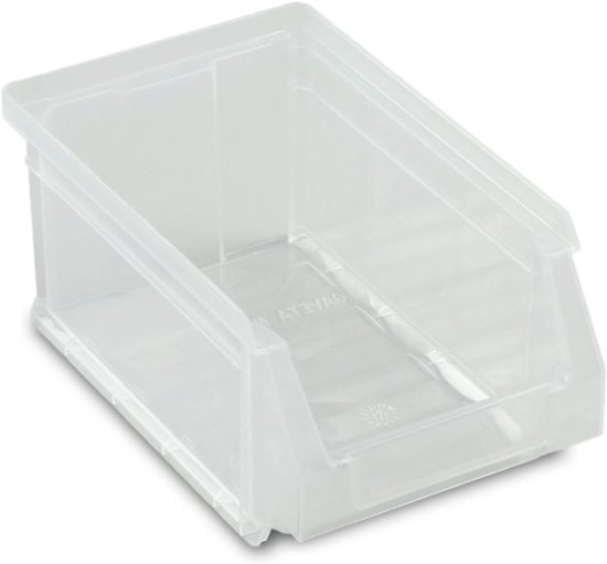 Transparante Stapelbare Lade - 0,8 Liter Opslagoplossing