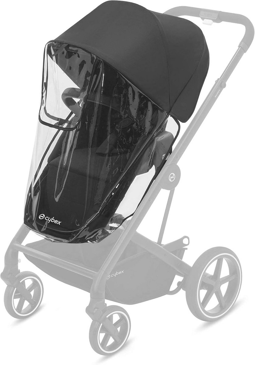 Image of 2-in-1 Regenverdeck voor Kinderwagens - Transparante Bescherming tegen Regen