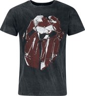 The Rolling Stones Hackney Diamonds Tongue Heren T-shirt - houtskool - L