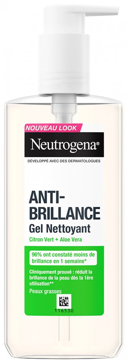 Neutrogena Anti-Shine Lime Reinigingsgel 200 ml