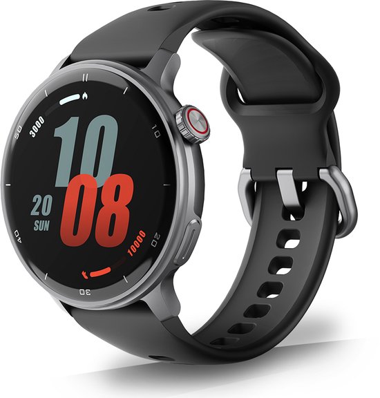 NOOG Spark 2 Pro - Sporthorloge met GPS en Strava - Geschikt voor hardlopen - Zwart