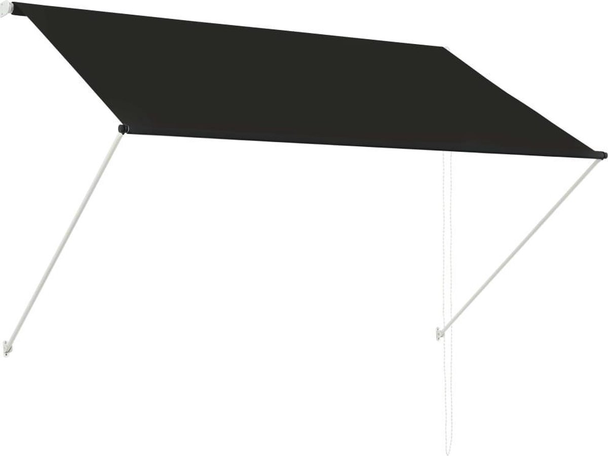 Bol.com vidaXL - Luifel - uittrekbaar - 200x150 - cm - antraciet aanbieding