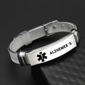 @ Lu’s Today® – Basic Safety Essentials - Medical Alert Armband – Alzheimer – Veiligheid & Herkenning – RVS – Verstelbaar