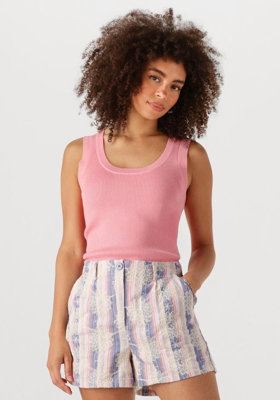 Ydence Top Tricoté Keely T-shirts & T-shirts Femme - Chemise - Rose - Taille XL