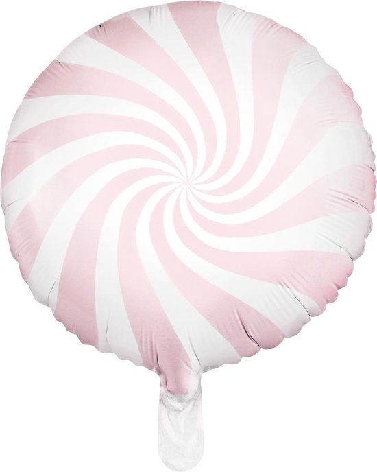 Folie ballon Candy - 45cm Pastel Roze - Partydeco