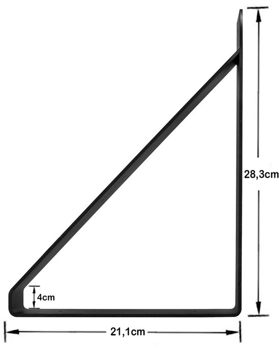 Gorillz Wagon 38 - Porte-tablettes industriels - Acier noir - 2 pièces
