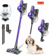 Bol.com Steelstofzuiger draadloos - 200Watt - 4 verschillende opzetstukken - draadloze stofzuiger aanbieding
