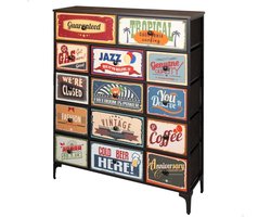 Ladenkast Max Home Vintage 103 x 119 x 30 cm