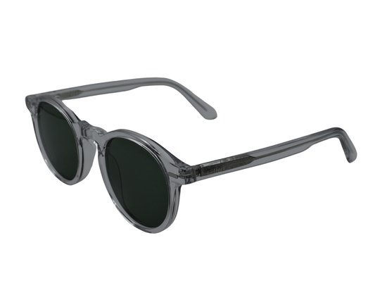 Bèlfort Zonnebril Regal View - Heren - Ovaal - Gepolariseerd UV400 - Volledig Omrand Klassiek Design - Kristal / Grijs - Transparant - Normale Pasvorm - Vierkant / Ovaal Gezicht - Inclusief Luxe Opberg Case — afbeelding 5