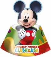 Mickey Mouse Feesthoedjes 6 stuks