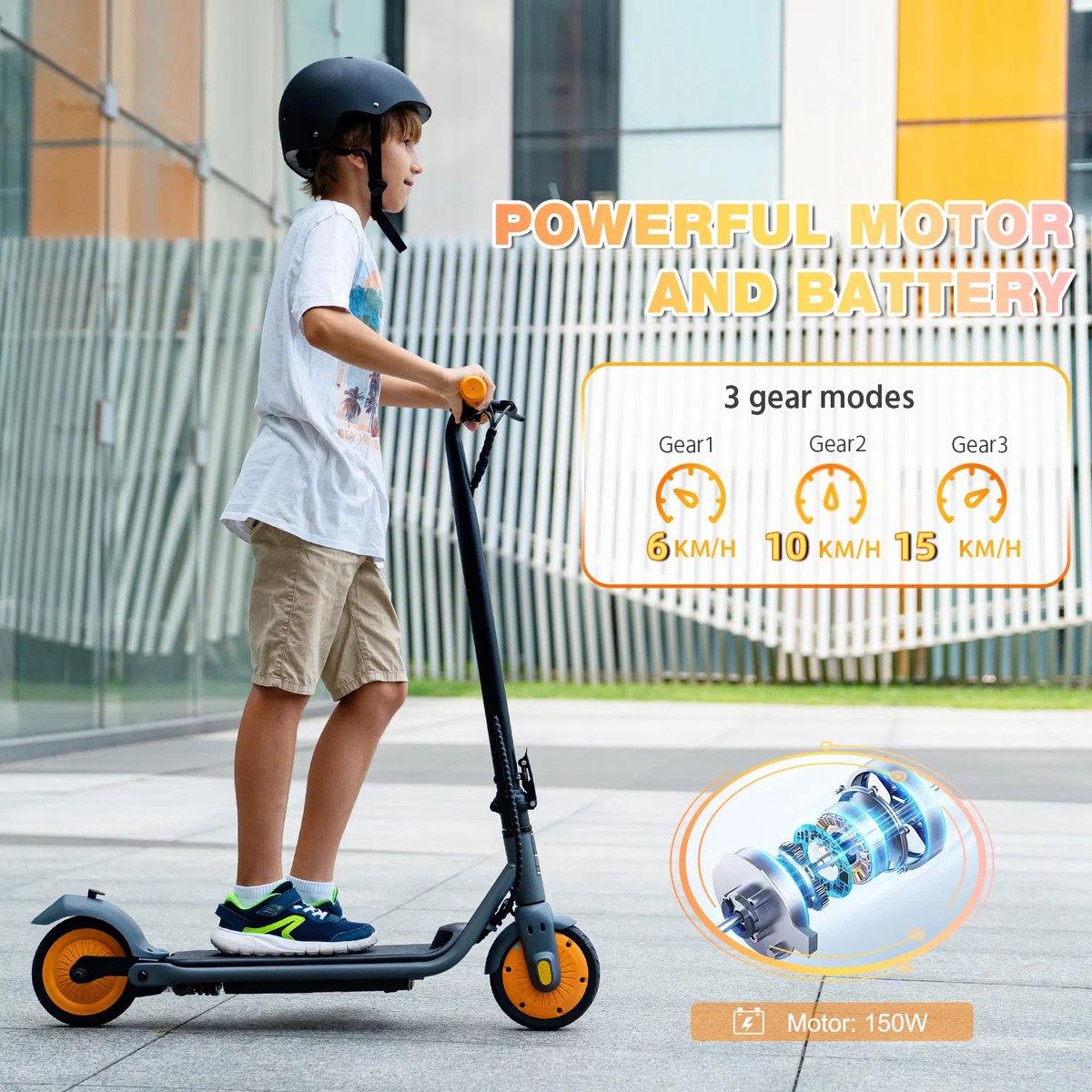 Zhejiang Kuantu Elektrische Step Roze Opvouwbaar 150W 6-15 - afbeelding 3