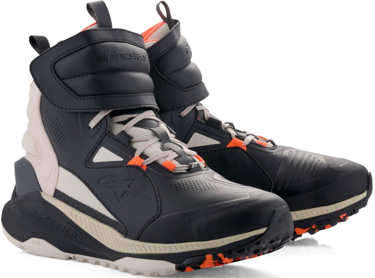 Alpinestars Speedstreet Zwart Almond Hot Orange Motorschoenen - Laars
