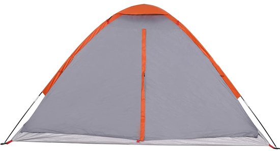 vidaXL - Koepeltent - 2-persoons - waterdicht - grijs - en - oranje van Vidaxl — afbeelding 3