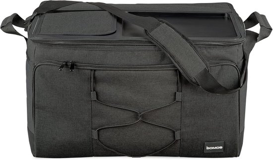 Koeltas Opvouwbaar 25l/45l/52l - Koelbox met 16u Koelfunctie met Draagriemen - Picknicktas Koeltas met Dienblad - Tas geïsoleerde Waterdicht Antraciet of Grijs - IceBreezer van KOEL — afbeelding 4
