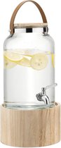 GTB® Limonadetap - Watertap - Limonade Tap - Transparant Bruin - 38cm x 27cm x 25cm