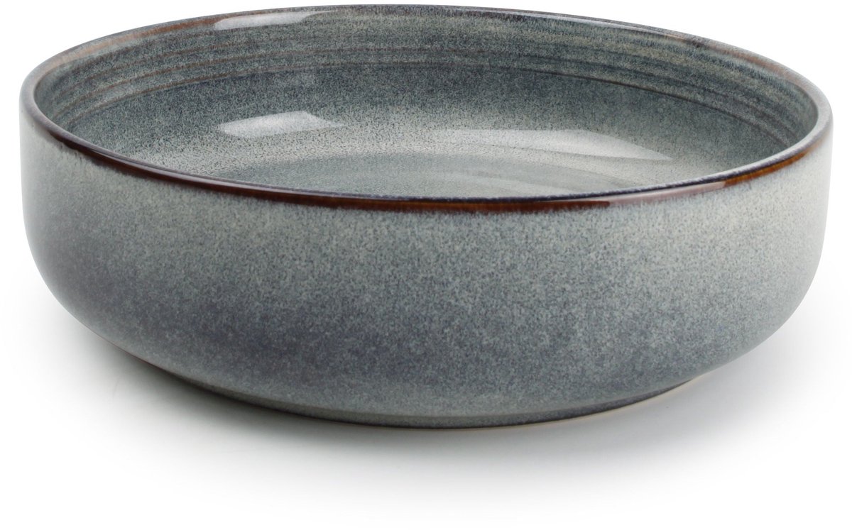 ONA Diepe Borden / Pastaborden Duna Blue ø 22 cm - 4 Stuks