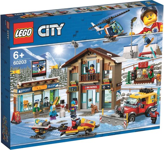 Ambtenaren De schuld geven Op de kop van LEGO City Skiresort - 60203 | bol.com