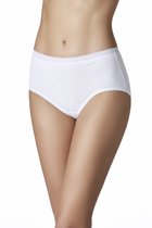 Slip Midi Esencial Janira - Duopack Femme - 93% Katoen - Wit - Taille XL