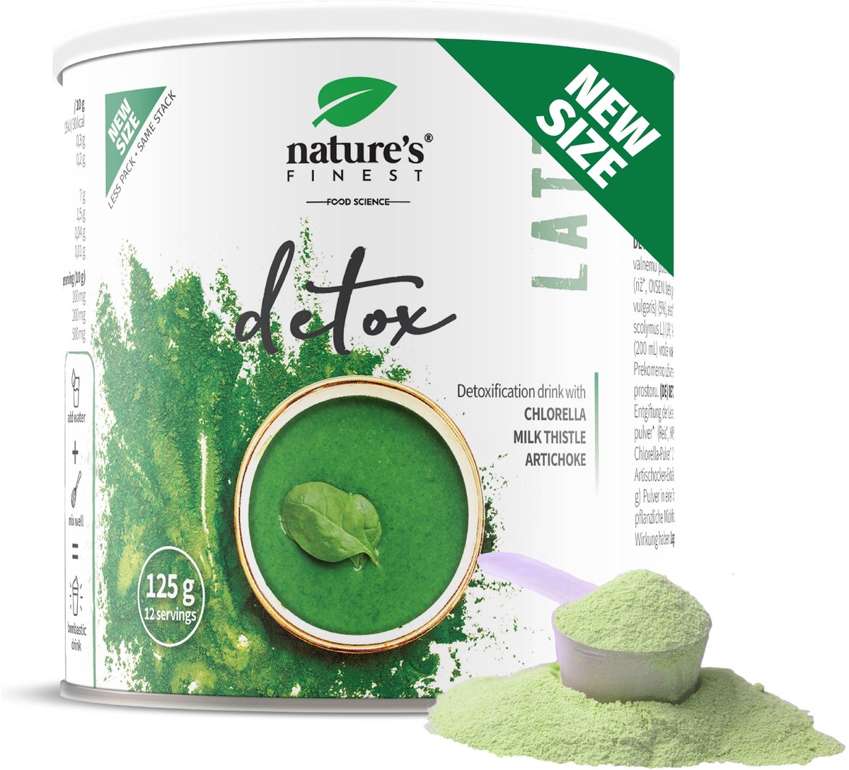Goedkoopste Nature's Finest Detox Latte - 3-in-1 Detox en Gewichtsverlies - Met Chlorella, Mariadistel en Artisjok Extract - Vegan, Lactosevrij, Zonder Toegevoegde Suikers - Ondersteunt Spijsvertering en Levergezondheid