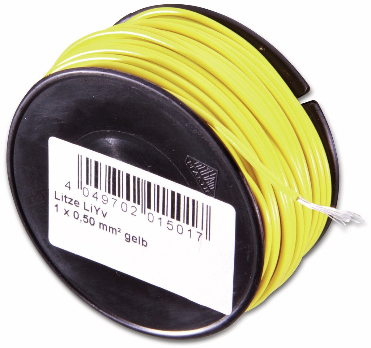 RAUTRONIC Schakelader LiYv, 0,5 mm², 25 m, geel