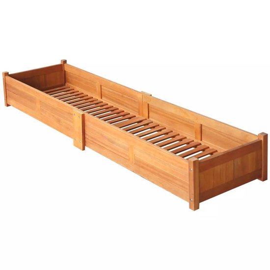 Plantenbak verhoogd 76x27,6x25 cm acaciahout kopen