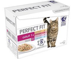Natte voeding voor volwassen katten 1+, 48 Porties van 85g - Gezond & Voedzaam