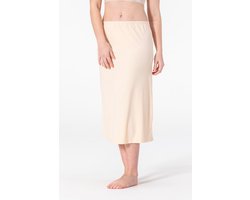 Dames Onderrok Lang - Jupon - Microfiber - Anti-Schuren - Beige - 70CM - Maat S/M