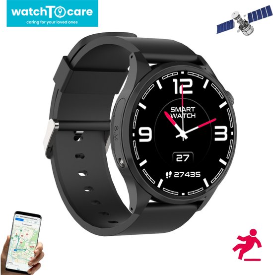 Personne âgée Montre Gps Pour Senior WatchToCare Pulse Montre GPS