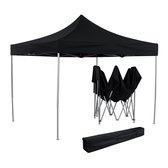Bol.com VDD - Partytent - 3 x 3 m - Easy Up Opvouwbaar - Waterdicht - Paviljoen - Inklapbare Tent met Draagtas - Partytent voor ... aanbieding