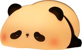 Veilleuse Panda Laavir® – Veilleuse LED à intensité variable pour Chambre de bébé – Jouets en Siliconen souple – Rechargeable par USB – Sûr et câlin