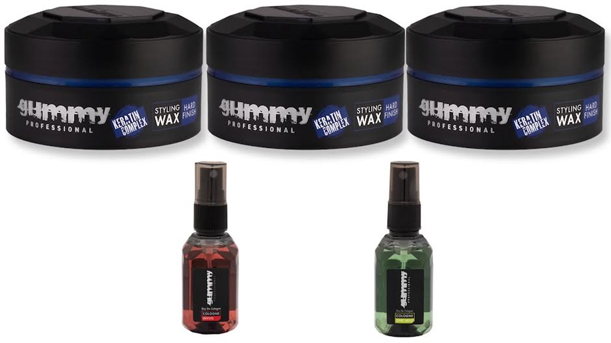 Fonex Gummy hard finish wax 150ml 3 + 2 gummy barber cologne