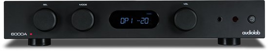 Audiolab 6000A Geïntegreerde Versterker - Krachtige DAC - Bluetooth-Streaming - Phono-Ingang - Zwart