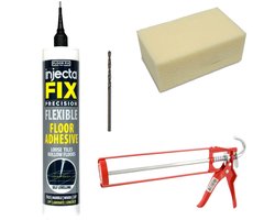 Floor Fix Pro Injectafix Injectielijm starterset - tegelinjectielijm voor holle & losse tegels