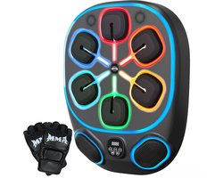Inventus XL Boxing Machine PRO - Incl. Bokshandschoenen - Boksmachine Installatie Zonder Boren - Reflex Muziek Boksen - Smart Bluetooth Boxmachine - Sporten Boks Trainen - Bokszak / Boksbal - USB Oplaadbaar - Voor volwassenen