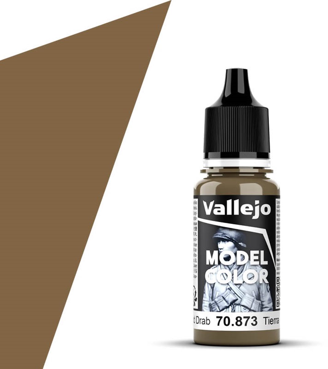 Vallejo Hobbyverf Acrylverf - 70873 Model Color US Field Drab - Acryl Verf flesje - 17 ml