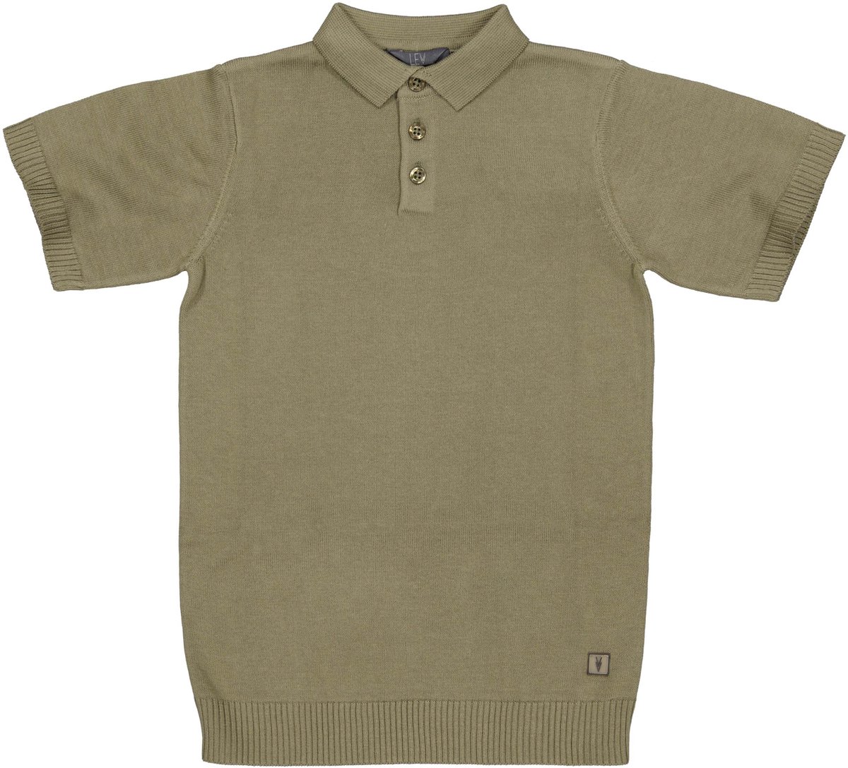 Levv - Rick jongens poloshirt - Khaki green