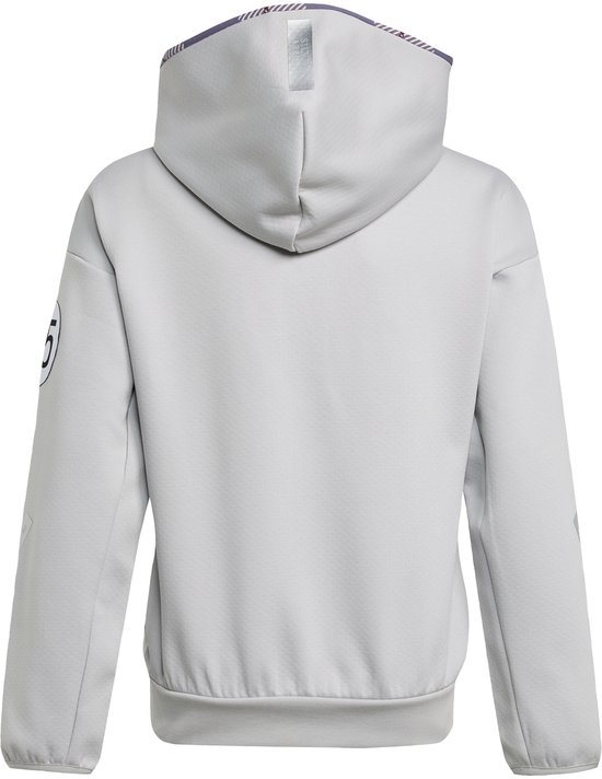 Adidas Performance Mercedes - Amg Petronas Formula One Team Silver Arrows Hoodie Met Lange Ritssluiting Kids - Kinderen - Grijs van Merkloos — afbeelding 4