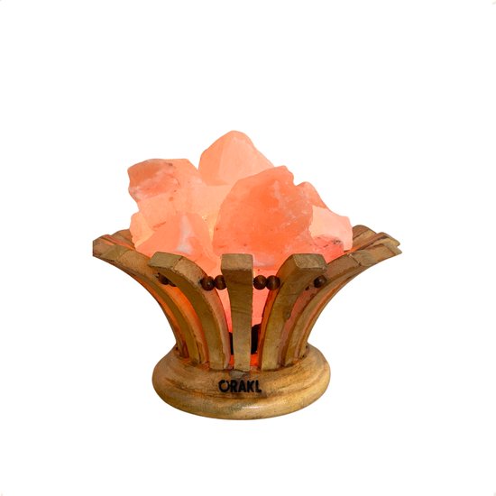Orakl Dimbare himalaya zoutlamp fira vierkant